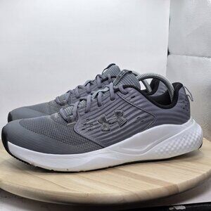 Men's Size 10 - Under Armour Commit TR 4 Grey/ White Athletic Shoes‎ Sneakers